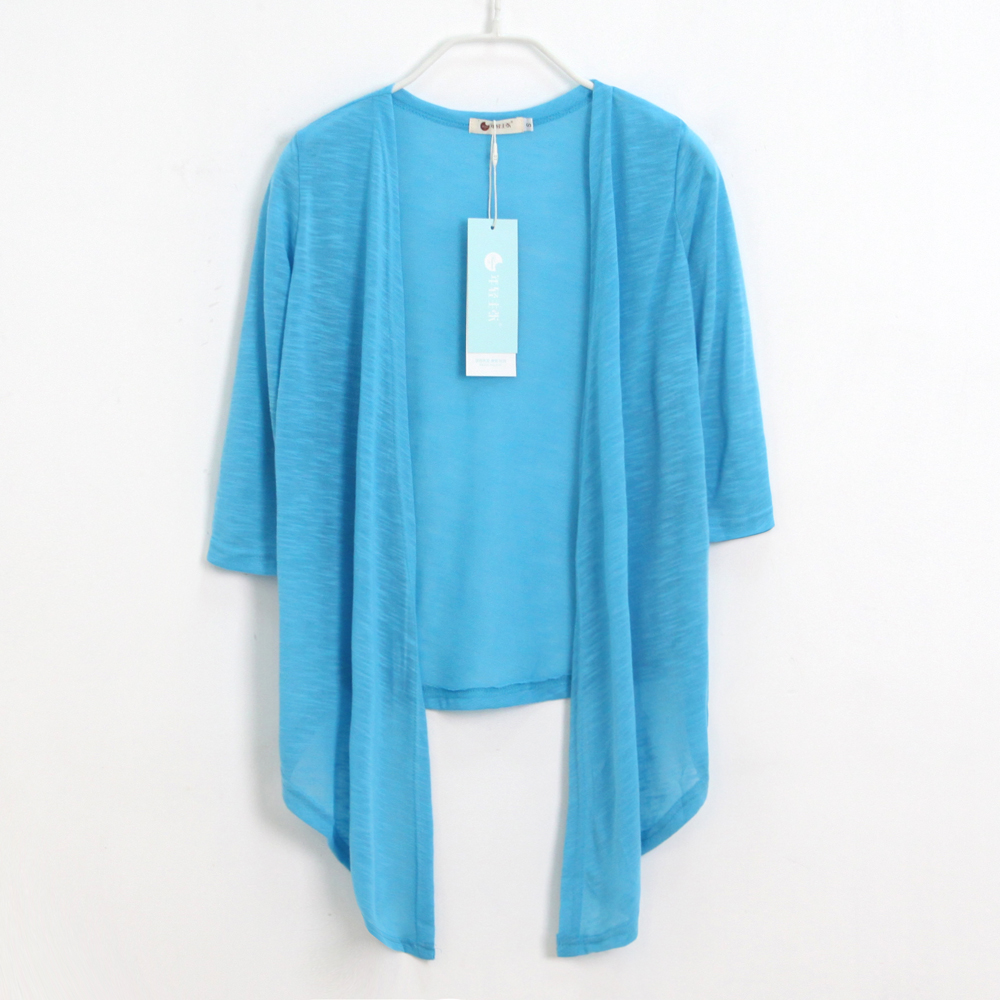 2017 spring and summer new thin women knitted sweater holiday sunset clothing bohemian big yards wild cardigan beach clothes