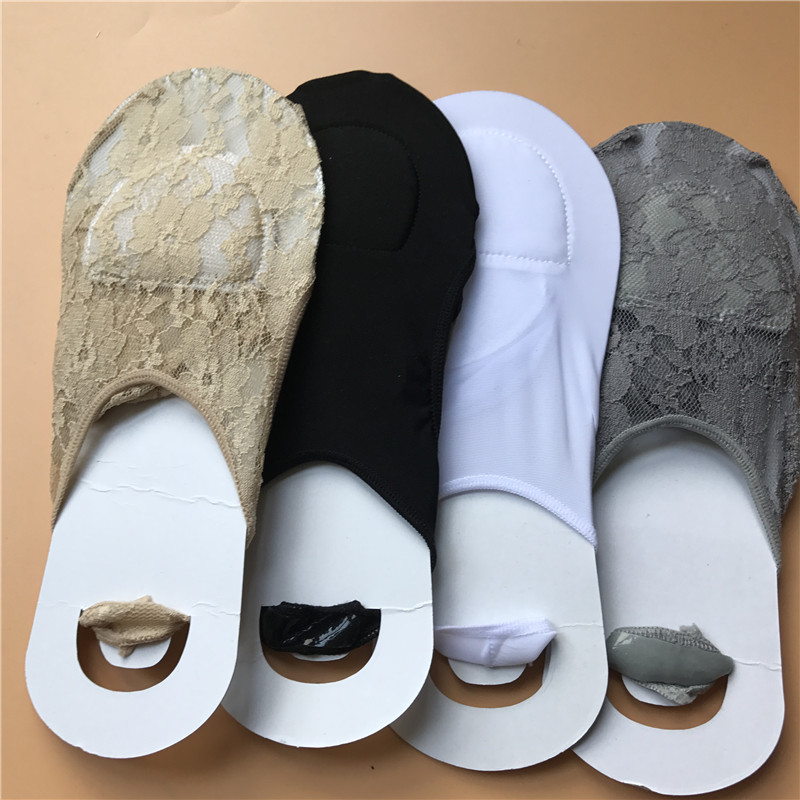 Shu Xinyuan High Quality Invisible Socks Foot Pad Non-Slip Deodorant Shockproof New Lace Soft Woven Free Shipping Dew Heel