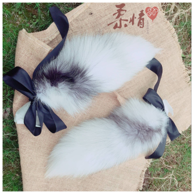 可拆卸肛塞尾巴柔情白灰白黑40cm狐狸真毛尾巴金属肛塞sm情趣包邮-淘宝网 可拆卸肛塞尾巴柔情白灰白黑40cm狐狸真毛尾巴金属肛塞sm情趣包邮-淘宝网