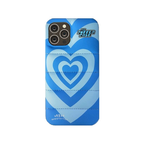 Carcasa Iphone 12 mini The Puffer Case CAFÉ/BRONCE