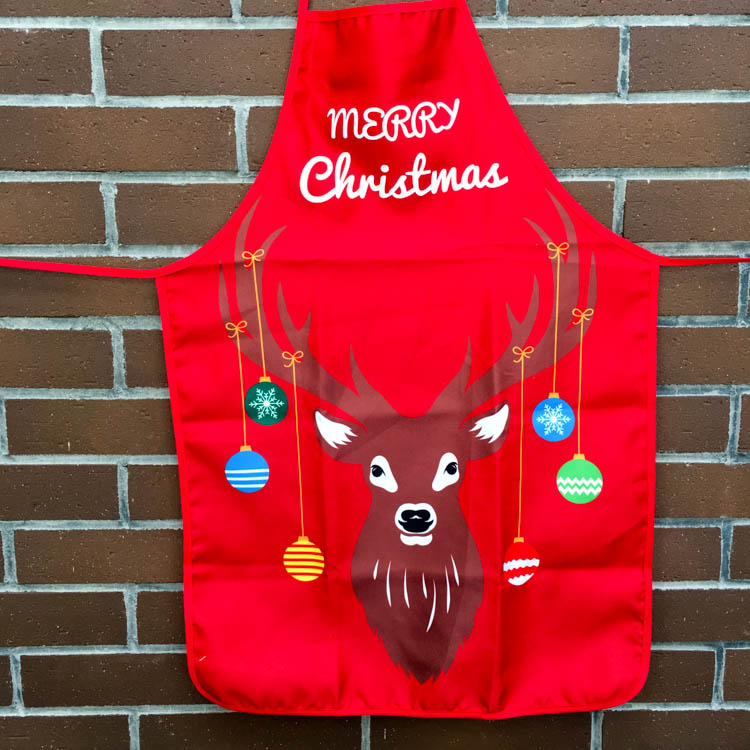 cistmas gift gift adult cistmas snowman elk cartoon apron bib cistmas party gathering clothing