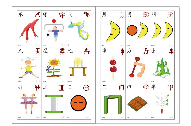 麦田识字全套教材 麦田拾字软件教材 儿童学汉字认字卡片
