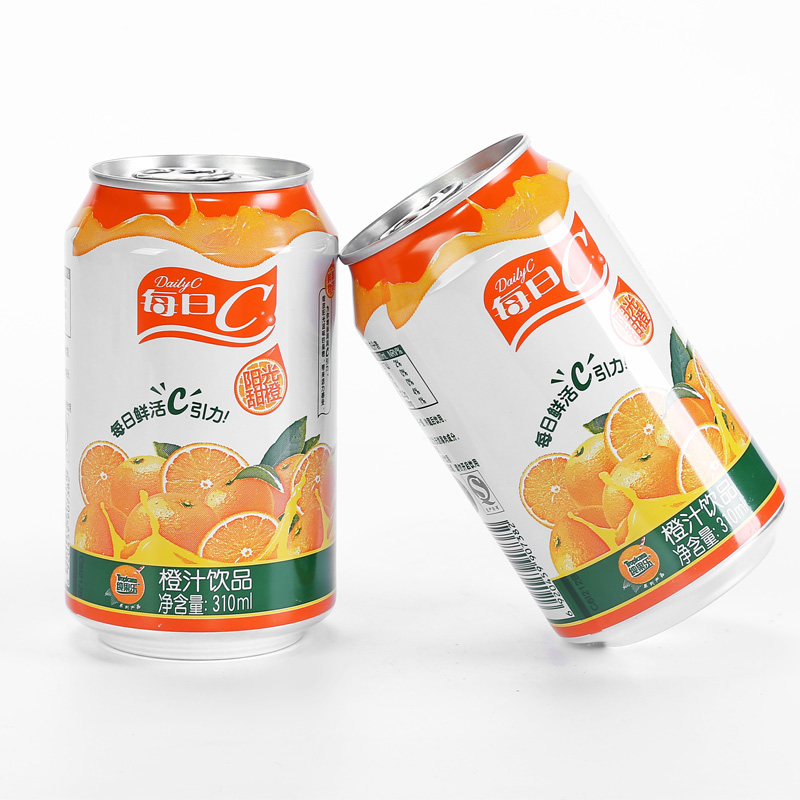 康师傅橙汁每日c鲜果橙阳光甜橙橙汁果汁饮料310ml24