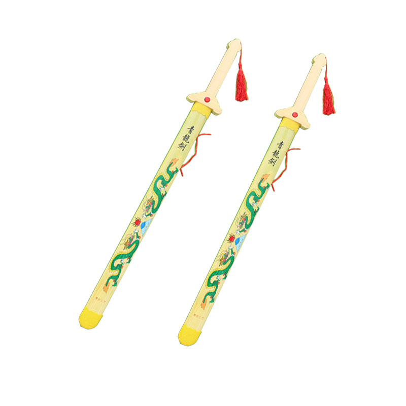 boy toy sword dragon sword bamboo wood more than 3 years old wooden children armed sword with scabbard bamboo sword