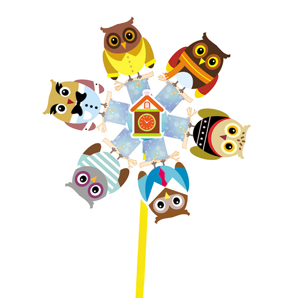 diy, a cartoon windmill child in qing dynasty, assemble the big windmill toys by hand