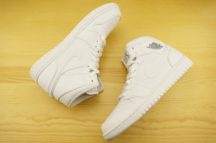 air jordan 1 mid 乔一 aj1 全白 554724-102 67