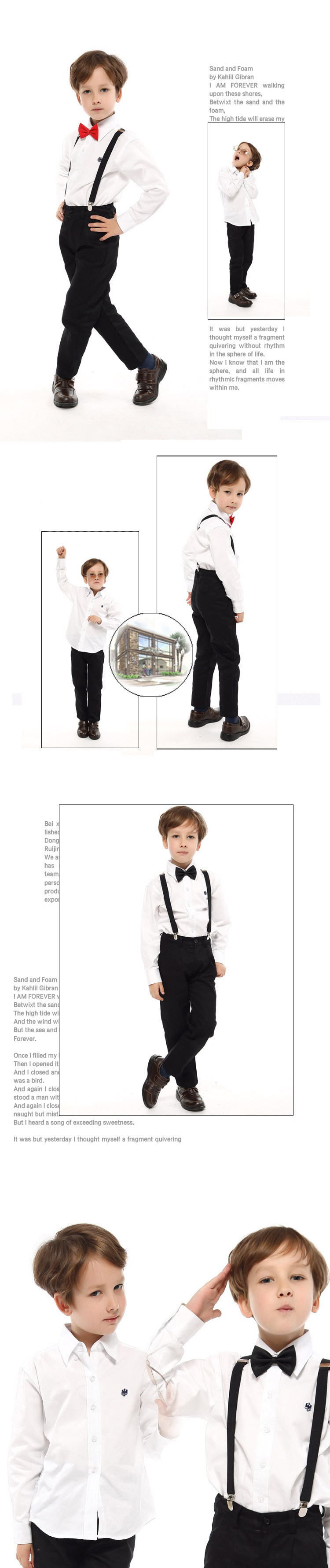 Chemise garcon à manche longue - Ref 2072846 Image 21