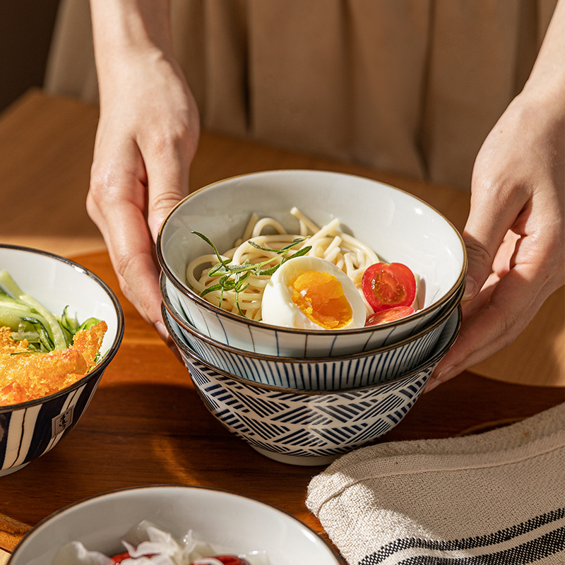 japanese ceramic gift box ceramic tableware set rice bowl eating bowl household gift