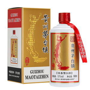 纯粮食酿造高粱酒酱香型白酒整箱装特价国产原浆酒53度500ML*6瓶