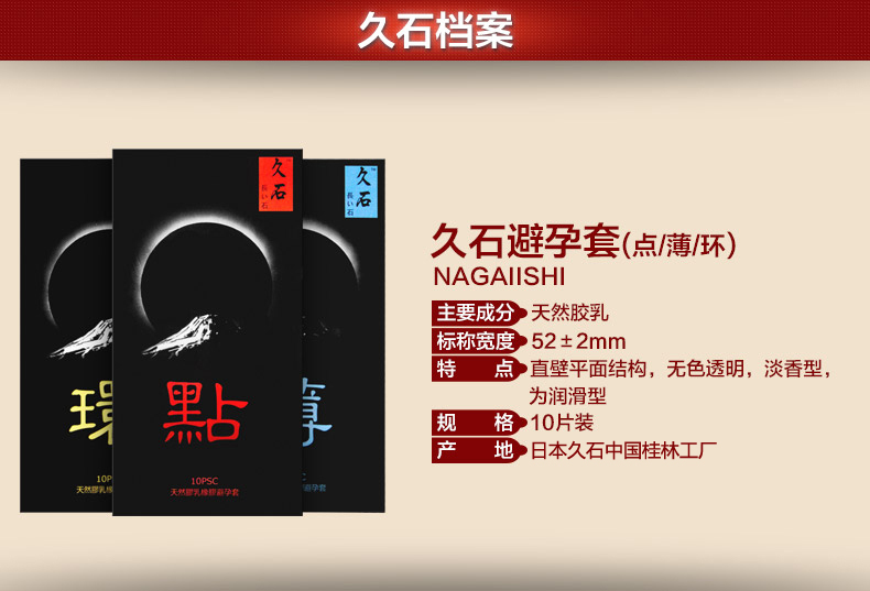 浮点正品久石避孕套男用安全套便宜礼品10片装 成人情趣性用品