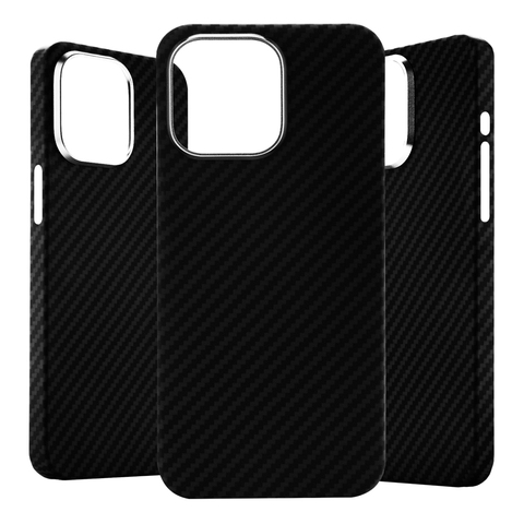 MOOSTUDIO Business Minimal Magnetic 15, 14, 13 Carbon Fiber iPhone Case