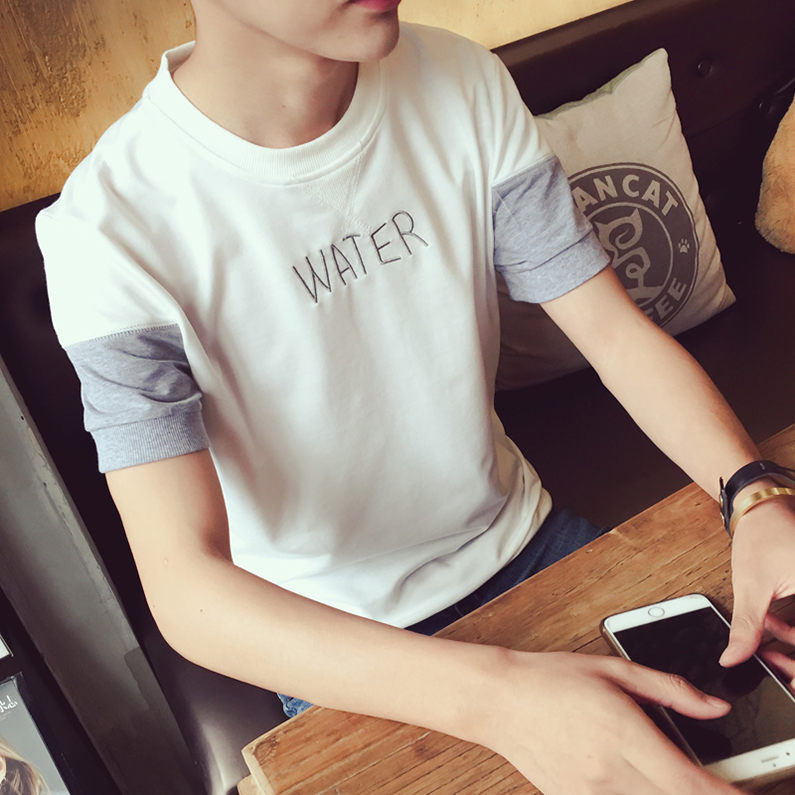 hommes manches courtes t-shirt 2019 été, des nouvelles han édition joker marque tide demi-manchon de compassion marée mens vêtements tops t-shirt hommes manches courtes t-shirt 2019 été, des nouvelles han édition joker marque tide demi-manchon de compassion marée mens vêtements tops t-shirt