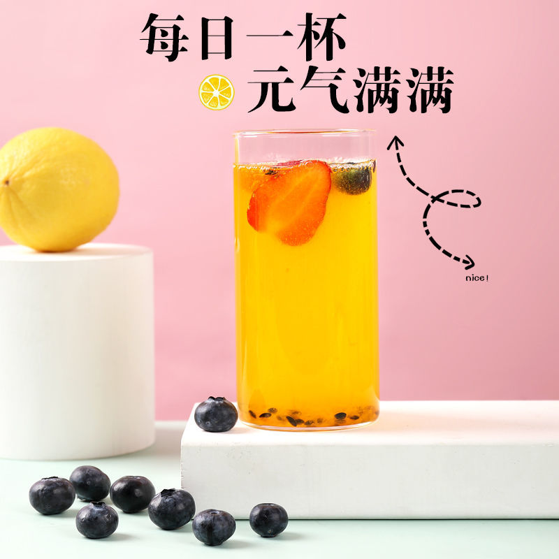 不若水/蜂蜜柚子茶柠檬茶蜂蜜百香果茶冲泡图片_3