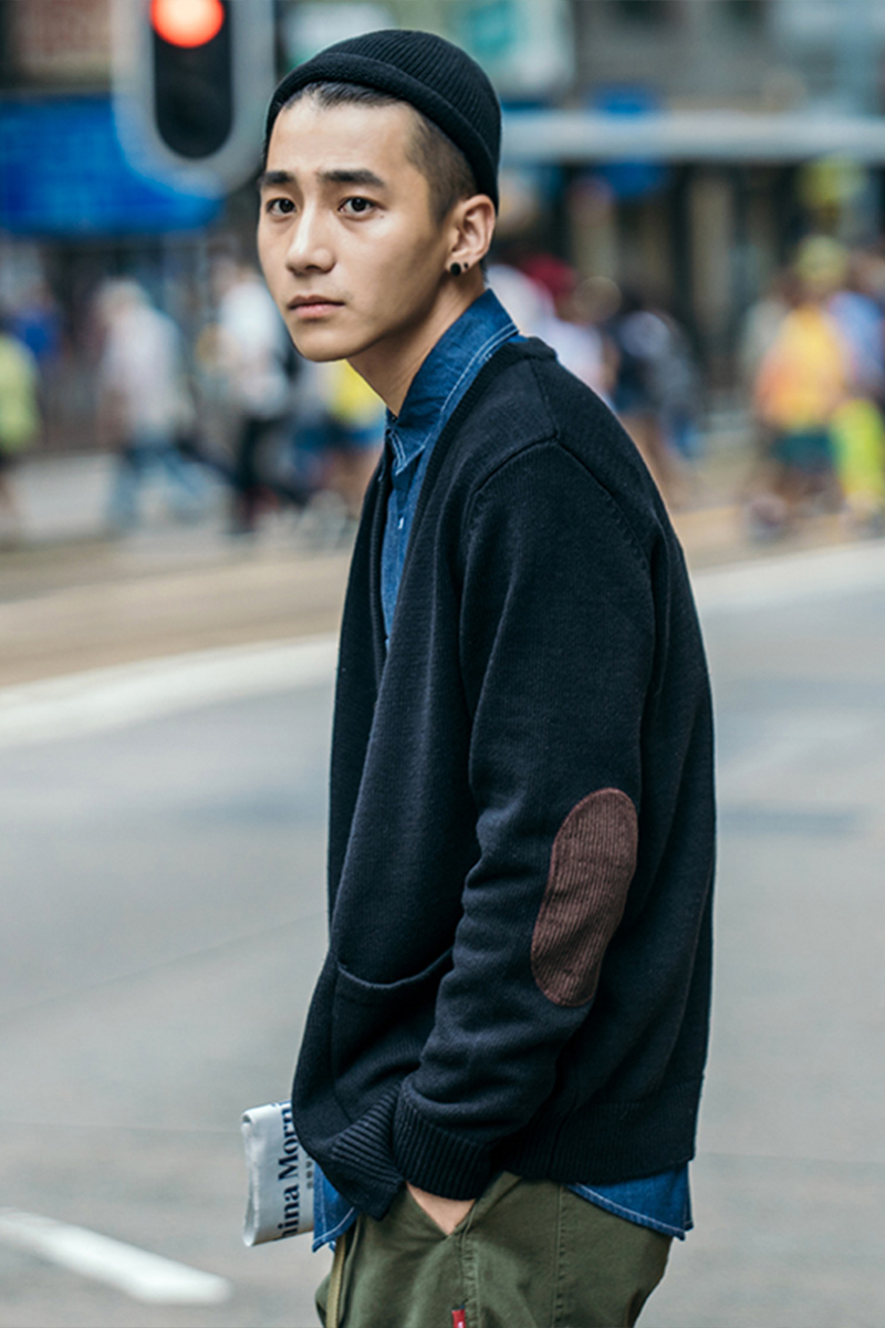 BDCT original Japanese retro trendy brand knitted cardigan men's early spring new style sweater sweater jacket trend