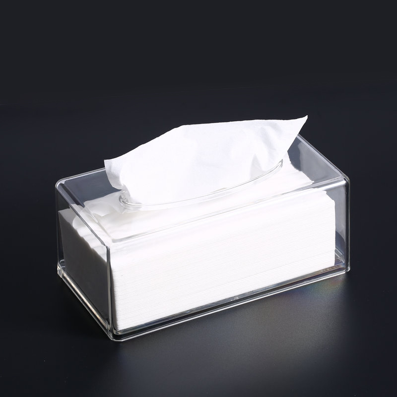 亚克力纸巾盒餐巾盒透明纸巾盒有机玻璃餐巾盒纸抽盒塑料酒店用品
