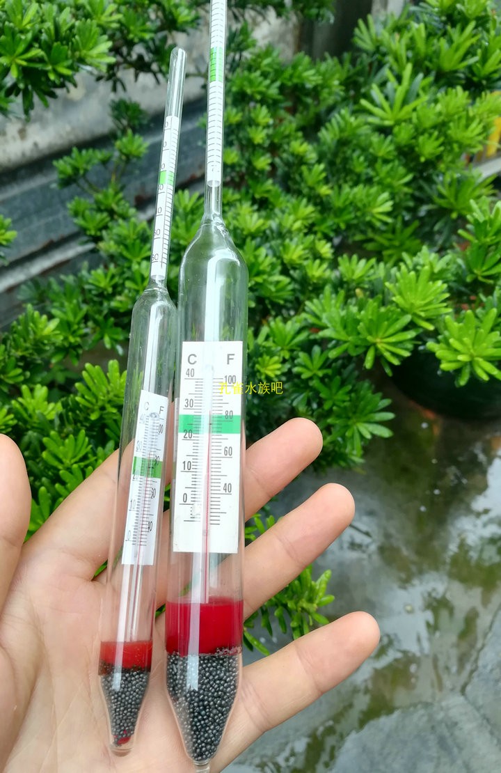 Small Seawater Densimeter Glass Iron Sand Salinometer with Attached Temperature Seawater Salinity Floating Meter Hydrometer