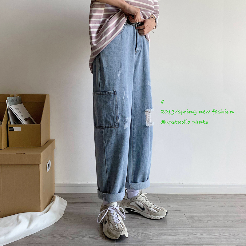 @ @han pont~19 de l'été sauvage de la mode de style de ± trou de chat moustache de l'eau de lavage denim neuf minutes de pantalon marée pantalon @ @han pont~19 de l'été sauvage de la mode de style de ± trou de chat moustache de l'eau de lavage denim neuf minutes de pantalon marée pantalon