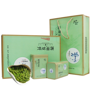 2018新茶绿茶西湖龙井礼盒装送礼高档龙井茶礼盒250g新年礼品茶叶
