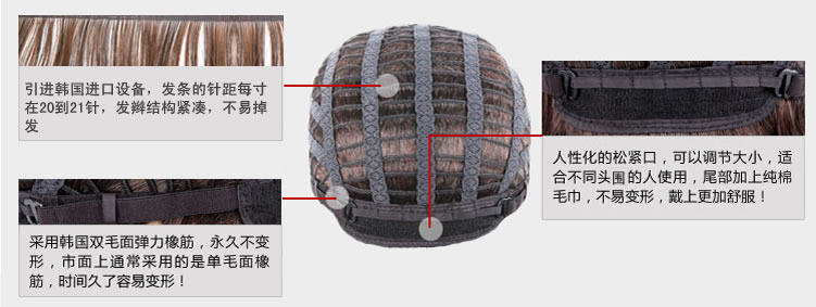 Perruque OTHER   cheveux raides Court - Ref 2613677 Image 30