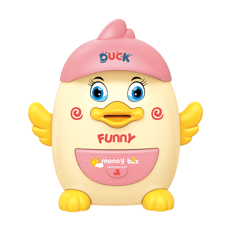 Children's Taobao Duck Coin Bank Fingerprint Unlock Password Suitcase Automatic Roll Money Only-in-No-out Cheap Face Boys and Girls