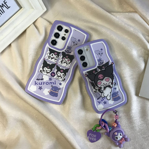 Kuromi Girls Easy Grip Silicone TPU S23, S23 Plus, S23 Ultra, S22, S22 Plus, S22 Ultra, S21, S21 Plus, S21 Ultra Samsung