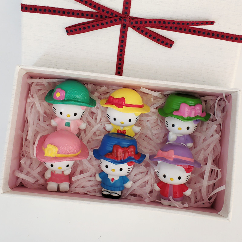 凯蒂猫公仔礼盒装玩偶摆件生日礼物玩具盲盒送女生女友创意手办kt