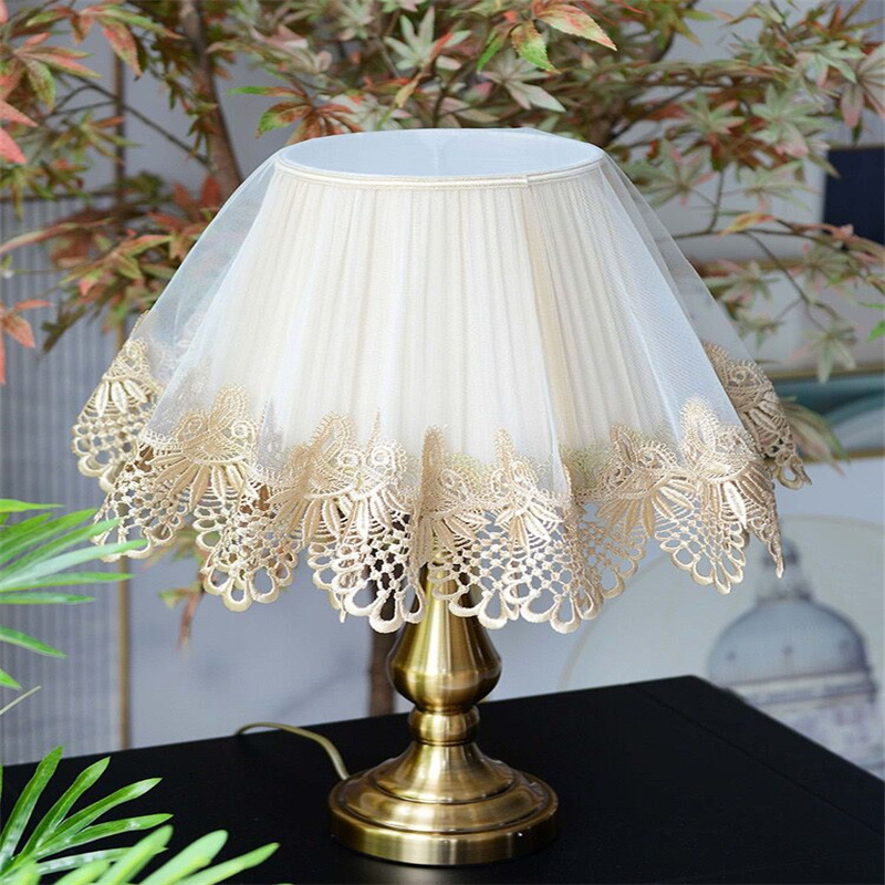 2023 New European Lace Embroidery round Cover Towel Little round Table Tablecloth Table Lamp Dust Cover round Tea Tray Cover Towel