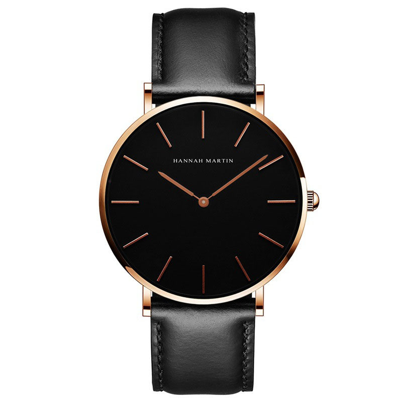 Nordic Minimalist Men's Quartz Watch Ultra Thin High End Design_voghion.com