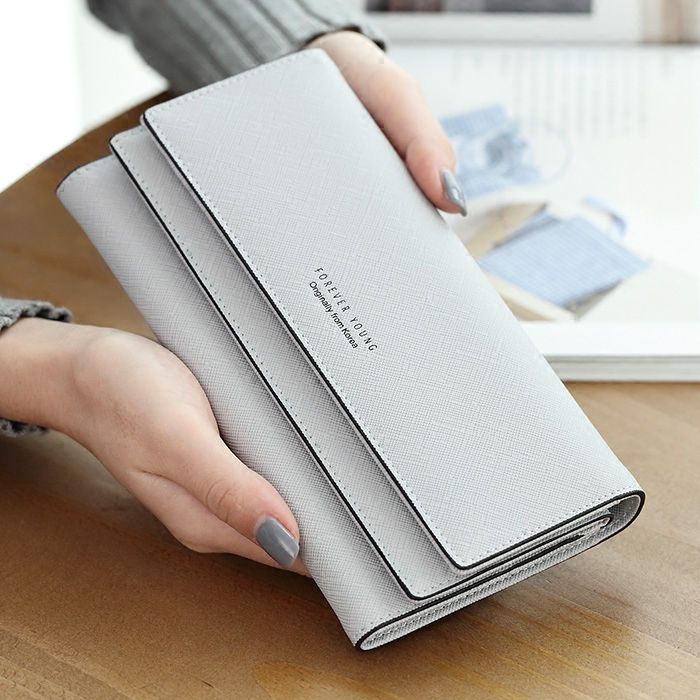 2020 new wallet female long section simple wild atmosphere student original Japanese Korean fashion student wallet tide