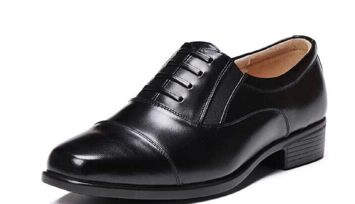 Boots militaires pour homme en cuir - Ref 1397152 Image 4