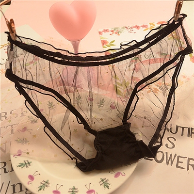 胖次夏季简约快干薄全透明黑色凉快网纱面料性感纯色女士低腰内裤-淘宝网 胖次夏季简约快干薄全透明黑色凉快网纱面料性感纯色女士低腰内裤-淘宝网