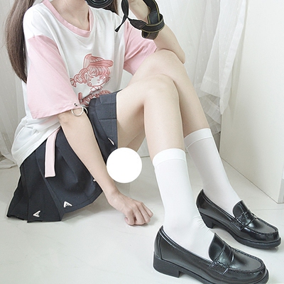 天鹅绒中筒袜jk制服袜夏季薄款小腿袜日本学生袜丝袜堆堆袜膝下袜-淘宝网 天鹅绒中筒袜jk制服袜夏季薄款小腿袜日本学生袜丝袜堆堆袜膝下袜-淘宝网