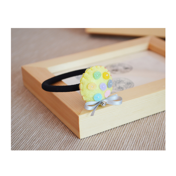 hello carrot原创手作不织布棒棒糖 发圈 可爱 森系发圈