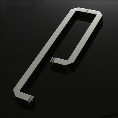 304不锈钢拉手浴室淋浴房玻璃门拉杆平开门单移门l型把手定制包邮