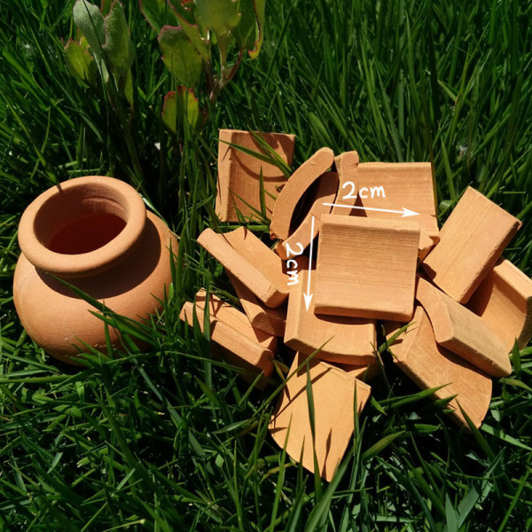 一砖一瓦 娃娃屋diy小屋装修材料迷你微缩袖珍配件沙盘 屋顶瓦片