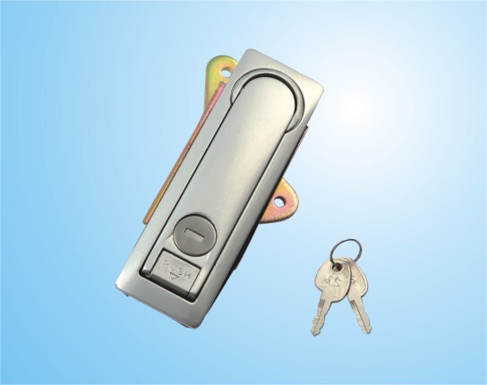 海坦ab518消防柜锁 消火栓锁转舌锁平面锁 电柜门锁 配电柜箱门锁