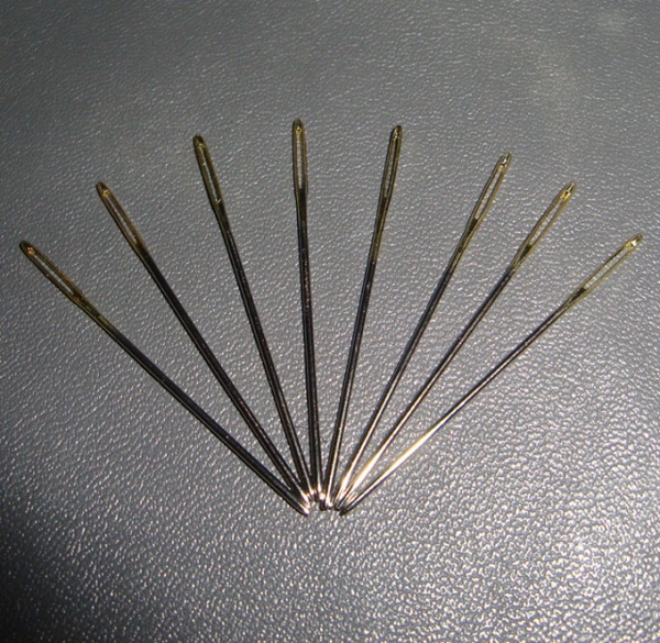 十字绣绣针11ct钝头针 24 金尾针 十字绣专用工具必备 1根/0.1元