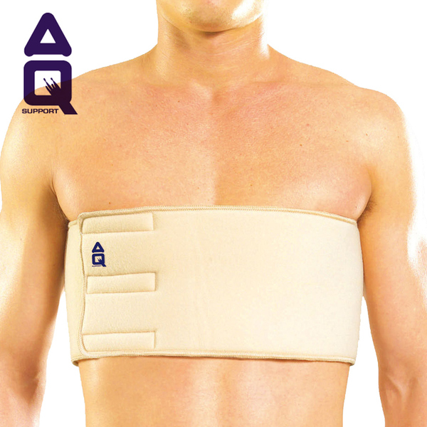 适肋骨骨折胸部肌肉拉伤 缓解呼吸咳嗽 正品aq护肋骨固定带aq5321