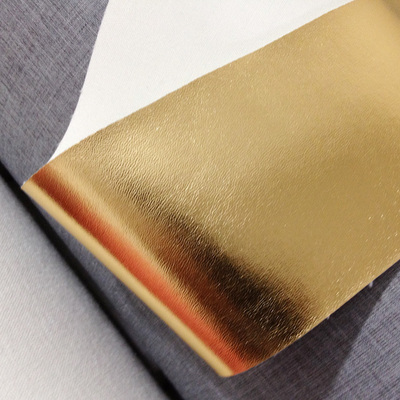 沙发软包硬包面料高级pu皮革人造革金色银色皮革服装革金色皮革