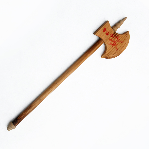 儿童玩具木质开山斧 摄影视武术表演竹木道具一件也批发景点热卖