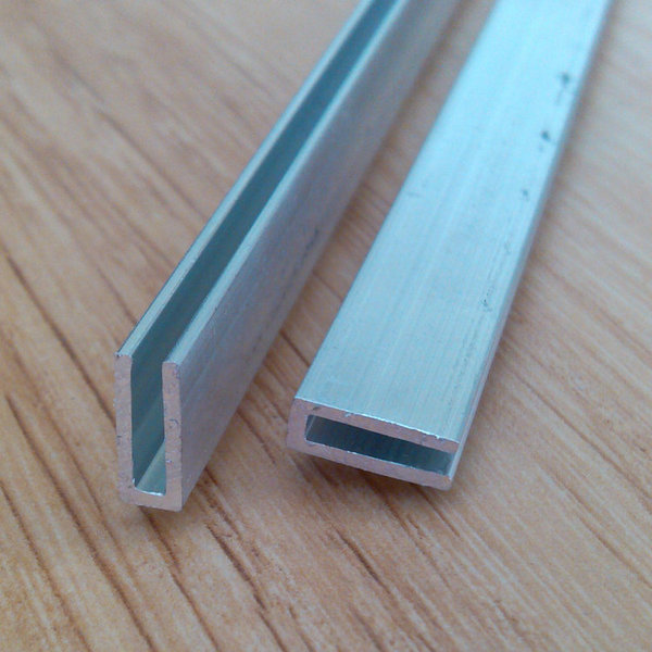 【u型槽】内宽2mm|外宽4高10厚1mm 长1米 铝合金/diy包边滑槽条
