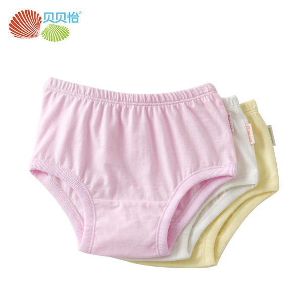 贝贝怡男宝宝内裤女纯棉0-1-2-3岁4婴儿童三角内裤小孩裤衩婴幼儿