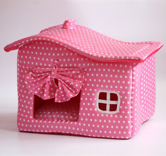 带窗帘狗窝冬房子包邮可拆洗宠物狗房子泰迪狗窝狗房子猫窝棉窝