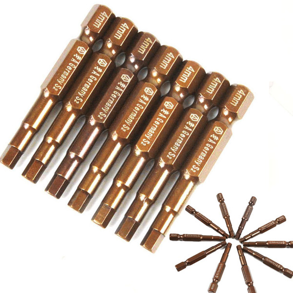 老a 德国s2 电动批头 磁性 内六角批头 六角批咀1.5 2 2.5 3 5 6