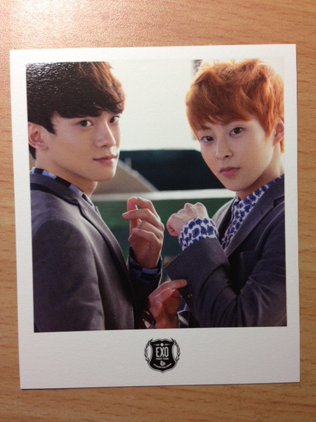 现货exo everysing 绝版 三代 拍立得 拆卖 xiumin chen合照