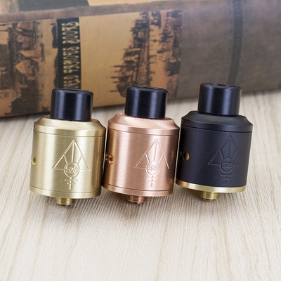 新怪兽528 24mm custom vapes goon rda 雾化器精工品质镀金柱子