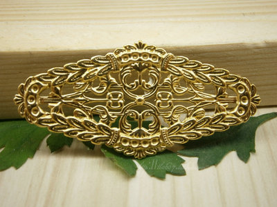 diy金属配件 纯铜厚实 菱形镂空铜片 复古发饰古装配饰通花片