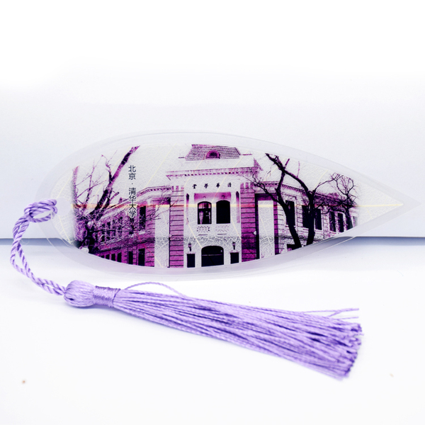 叶脉书签读书励志创意树叶文具北京清华大学旅游纪念品毕业礼品