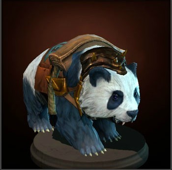 dota2德鲁伊熊猫宝宝/ld熊猫/吉祥 静寂之灵/神话宝宝宠物/保吉祥