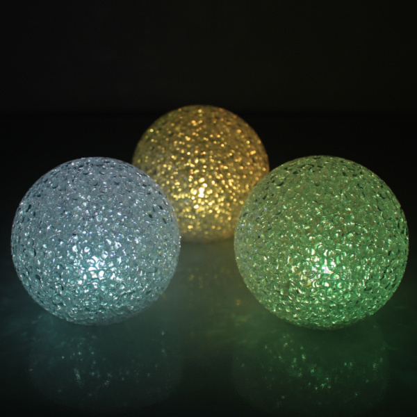 魔幻水晶球 七彩小夜灯七彩灯 梦幻水晶球灯地摊货源七彩米粒灯